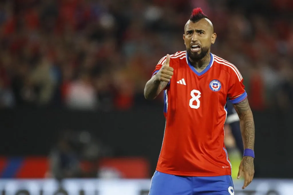 Arturo Vidal no quiere polémicas y tampoco sale a condenar la ausencia de Claudio Bravo (Photosport)
