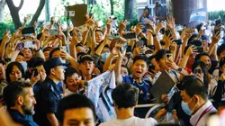 La Selección Argentina genera locura en Chine