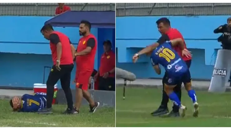 El estratega venezolano vivió su minuto de furia en el fútbol de Ecuador