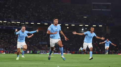 Rodri desató la alegría en el Manchester City.