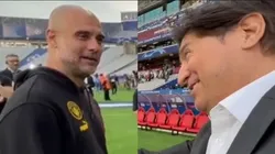 Iván Zamorano y Pep Guardiola se encontraron en la final de la Champions League.