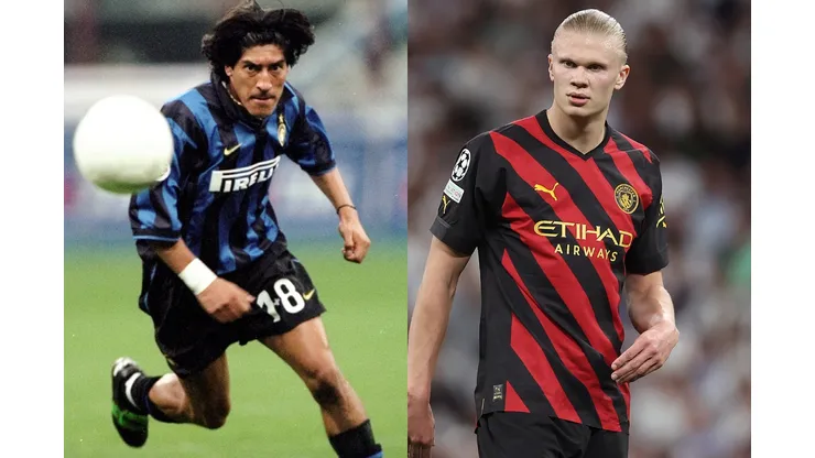 Iván Zamorano opinó sobre una falencia de Erling Haaland (Foto: Getty)
