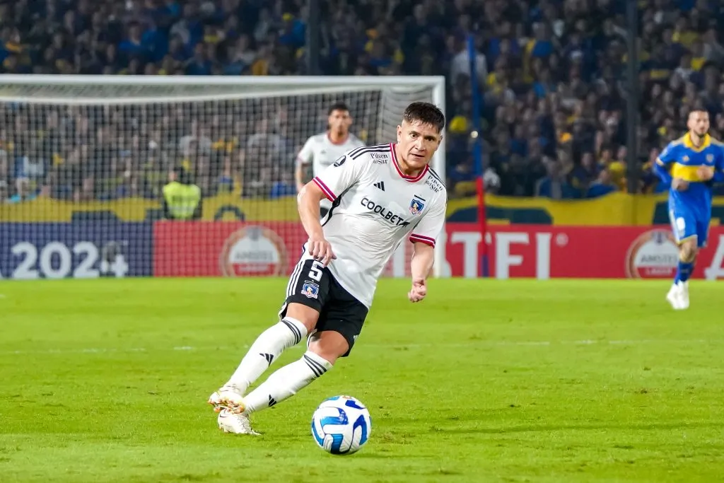 Leonardo Gil fue titular en la derrota de Colo Colo ante Boca Juniors | Foto: Guillermo Salazar