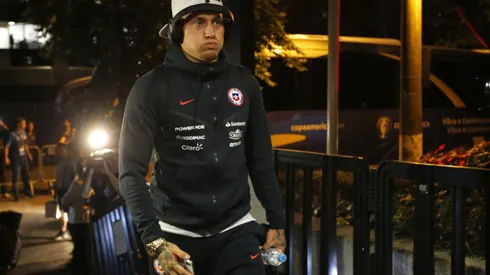 Nicolás Castillo comparte una foto apoyando a Boca Juniors con la camistea de Bruno Valdez (Foto: Photosport)