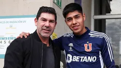 Marcelo Salas le da la bendición por la 11 a Darío Osorio