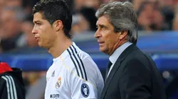 Manuel Pellegrini podría dirigir nuevamente a Cristiano Ronaldo (Foto: Getty)
