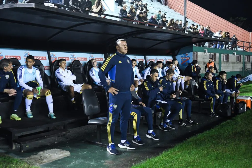 Jorge Almirón quiere cerrar hoy su clasificación a octavos de final de la Copa Libertadores. (Getty Images)