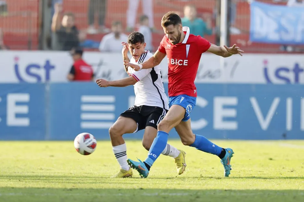 Gary Kagelmacher se lesionó en el partido contra Colo-Colo, el pasado 15 de abril. Pepe Alvujar/Photosport