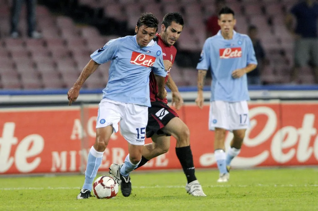 Jesús Datolo jugó en el Napoli entre 2009 y 2010 (Foto: Getty)