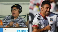 El relator Héctor Tito Garrido chacotea con la broma al aire del Mago Valdivia a horas del duelo entre Colo Colo y Boca por Libertadores