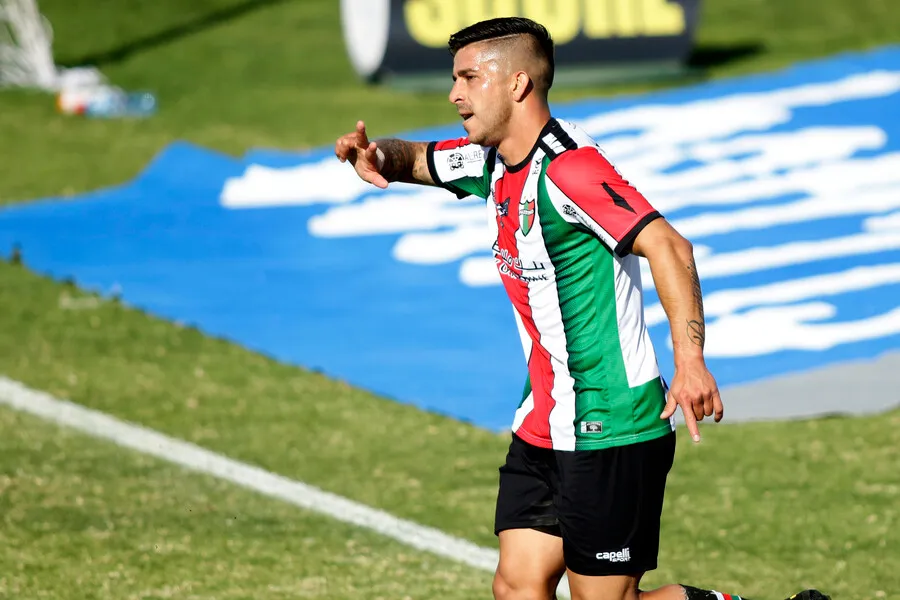 Jonathan Benítez vive un buen presente en Palestino y se ilusiona. | Foto: Photosport