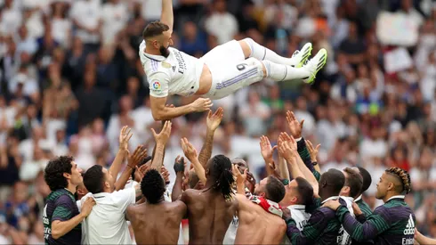 Emotiva jornada para Karim Benzema en el Santiago Bernabéu.