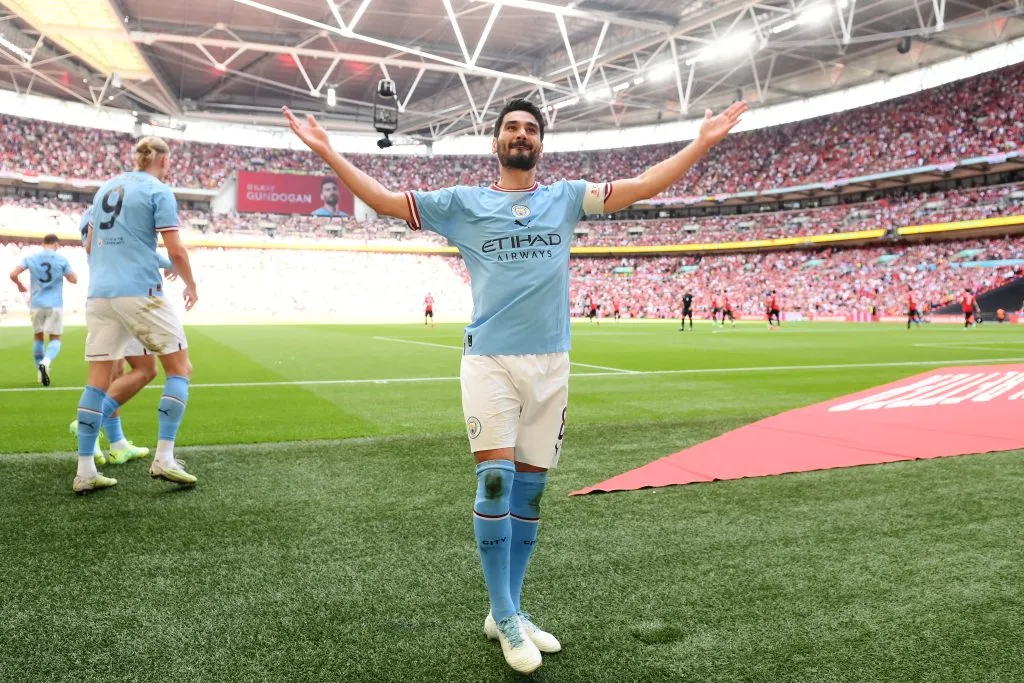 Gundogan fue la gran figura de la final de la FA Cup. (Getty Images)