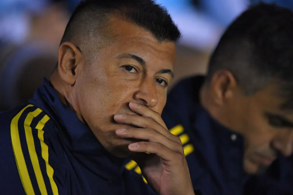 Jorge Almirón no logra sacar buen rendimiento a Boca Juniors a días del partido de Libertadores contra Colo Colo en La Bombonera (Getty Images)