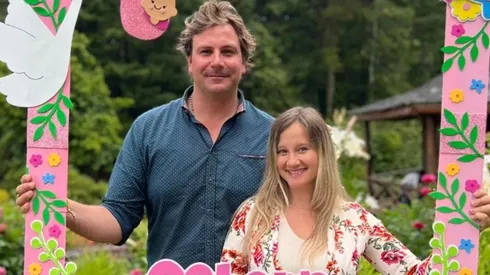 Rosemarie Dietz junto a su pareja, Cristóbal González.