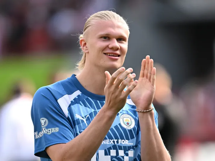 Haaland se ilusiona: "Sería algo increíble traer a casa el triplete"