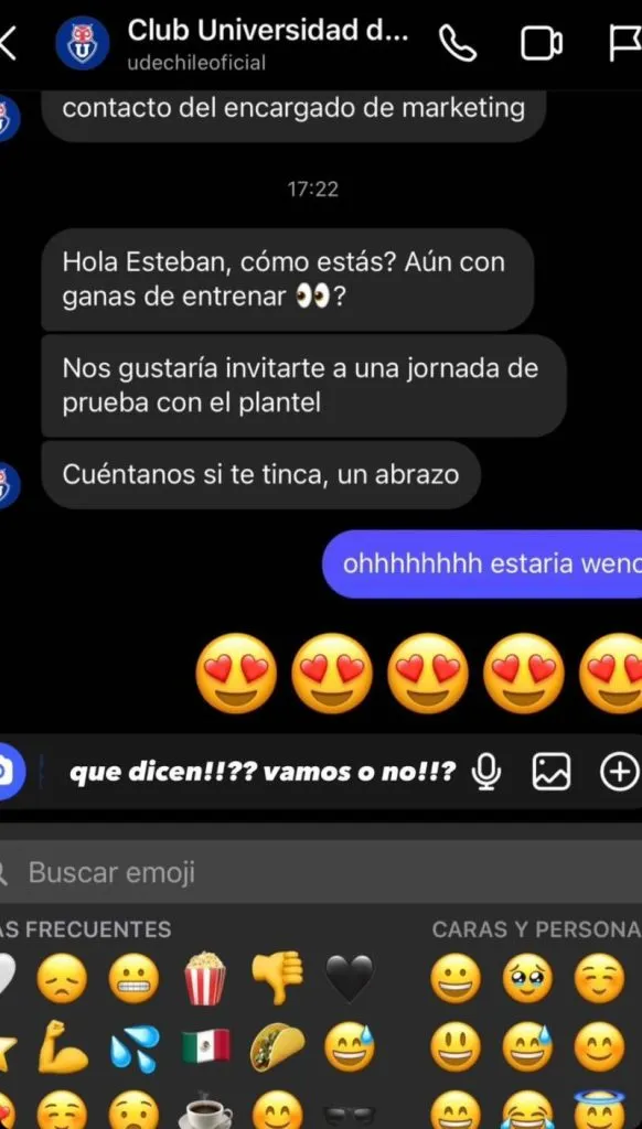 El mensaje de la U al trapero chileno | FOTO: Instagram