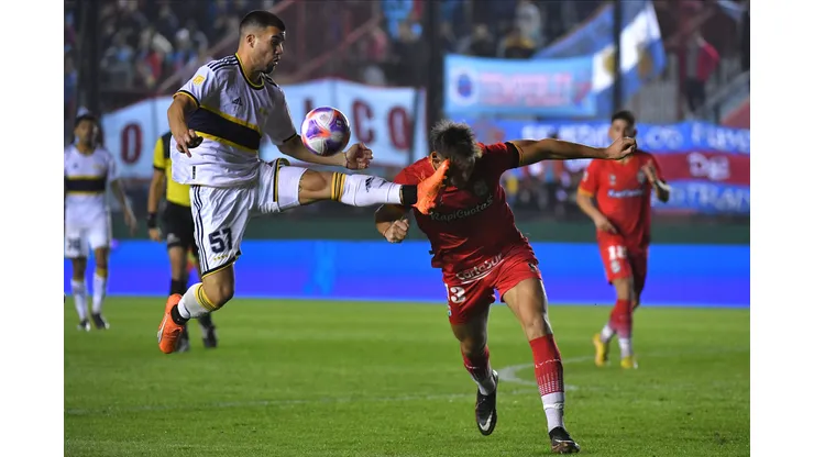 Boca Juniors sufrió la expulsión de Marcelo Weigandt por una infracción a Joaquín Pombo (Foto: Getty)