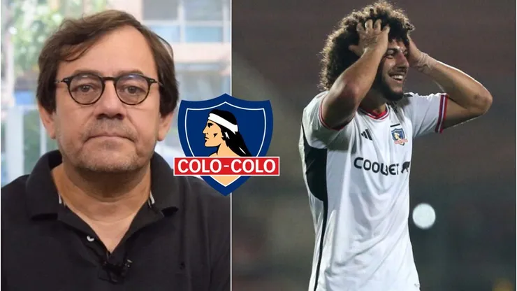 Danilo Díaz le suelta la mano a Maximiliano Falcón en Colo Colo