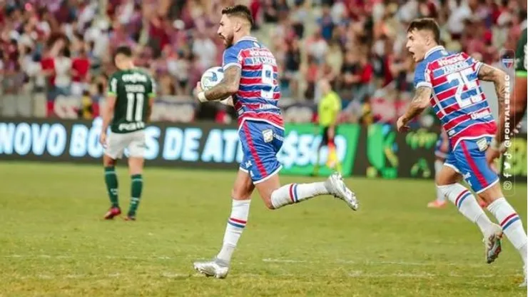Lucero anotó un gol que no sirvió de nada en el Fortaleza ante Palmeiras.
