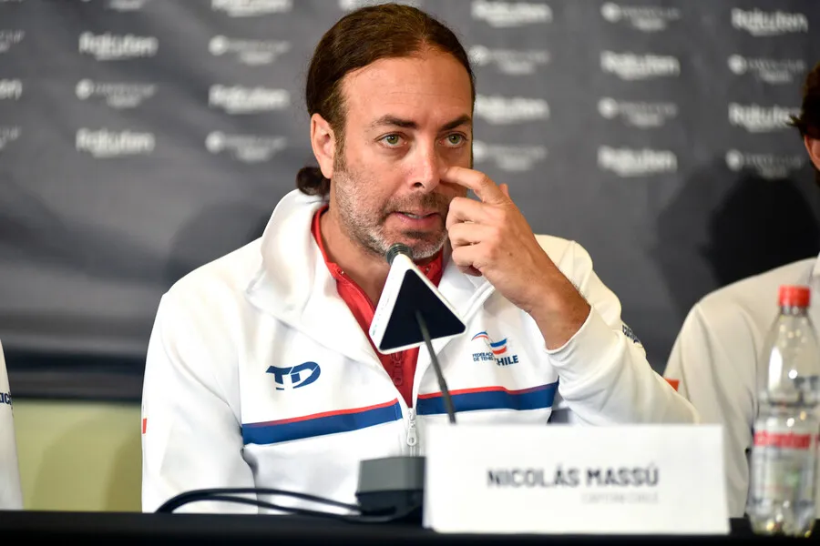 Nicolás Massú sufre una trágica lesión en Brasil | Foto: Photosport