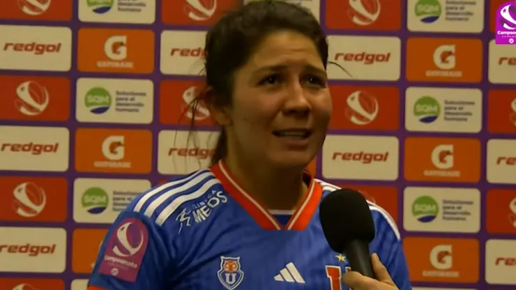 Carla Guerrero emociona al pueblo de la Universidad de Chile