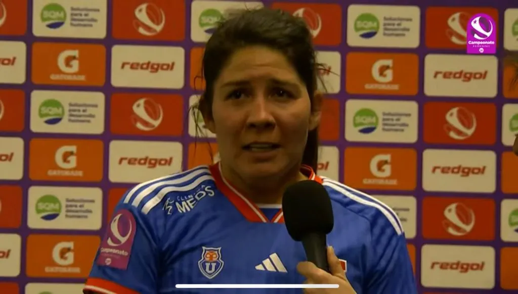 Carla Guerrero habló tras el triunfo de la U | Foto: Captura