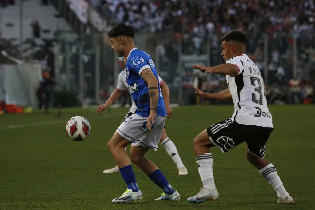 Vicente Pizarro fue titular, pero sólo jugó un tiempo en el triunfo de Colo Colo ante Huachipato (Foto: Photosport)