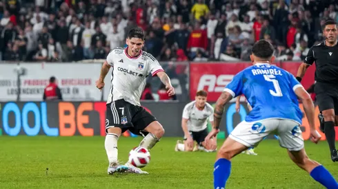 Carlos Palacios quedó muy conforme con el partido de Colo Colo (Foto: Guille Salazar)