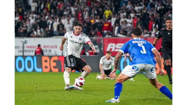 Carlos Palacios quedó muy conforme con el partido de Colo Colo (Foto: Guille Salazar)