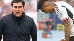 Darío Lezcano se lanzó contra Gustavo Quinteros (Foto: Photosport)