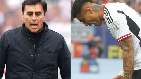 Darío Lezcano se lanzó contra Gustavo Quinteros (Foto: Photosport)