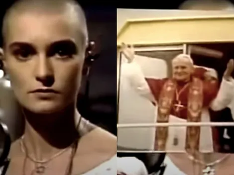El día en que Sinead O'Connor rompió la foto del Papa en TV