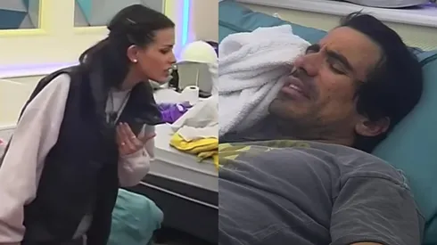 La Coni y Seba enfrentándose en Gran Hermano.