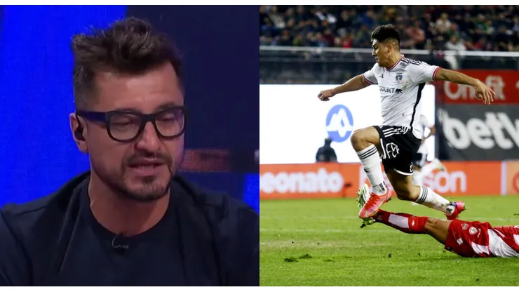 Nico Peric no quedó feliz con Damián Pizarro en Colo Colo.