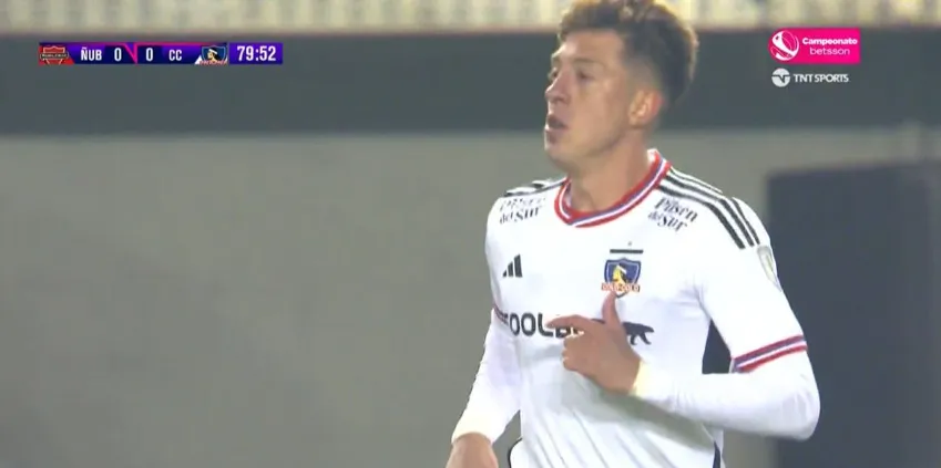 Parra ingresando ante los Diablos Rojos | FOTO: Captura