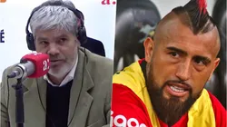 Juan Cristóbal Guarello fue claro en su concepto y explota contra Arturo Vidal