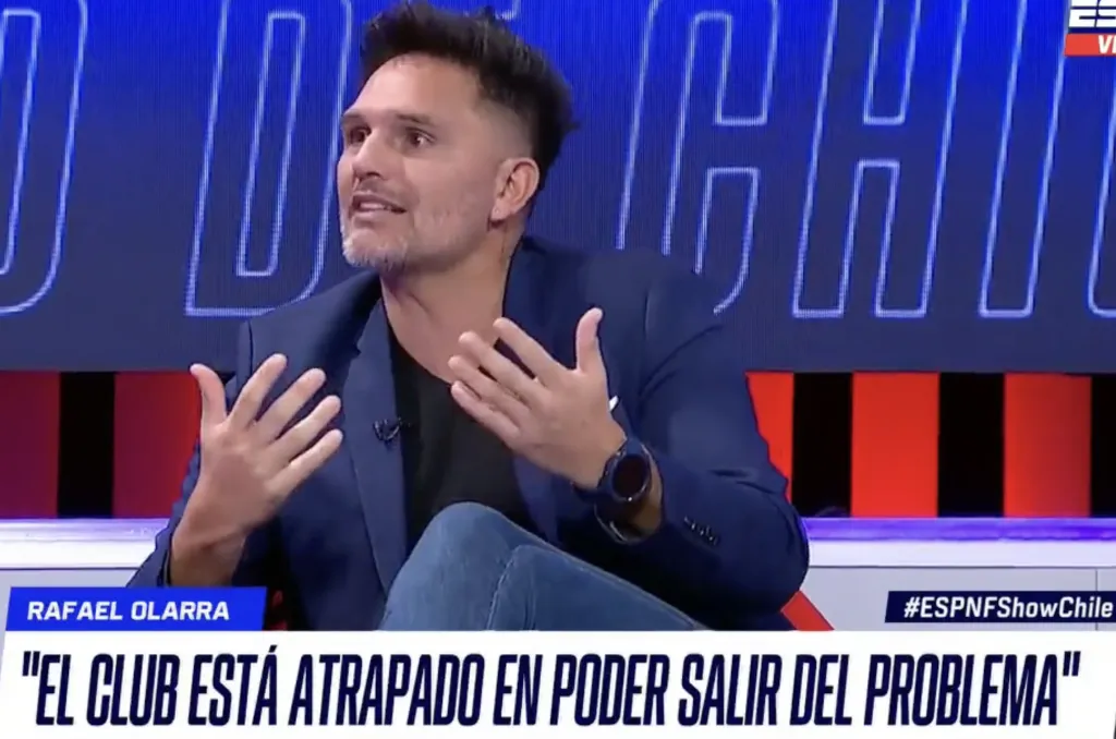 Rafael Olarra está extrañado del temor de la U por ir a buscar el título (Captura ESPN Chile)