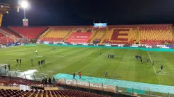 Así se encuentra la cancha del Santa Laura para el duelo entre la U y Palestino