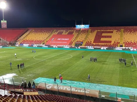 ¿Se juega? Así luce la cancha del Santa Laura para el duelo entre la U y Palestino