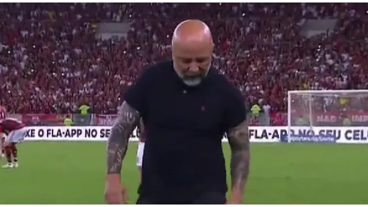 El equipo de Sampaoli no pudo sumar de a tres puntos en el Brasileirao.