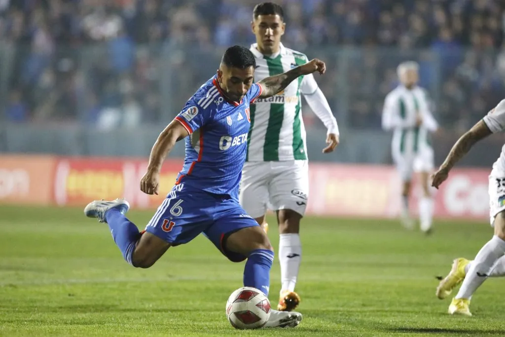 Yonathan Andía tiene una gran chance en la Universidad de Chile ante Palestino (Photosport)