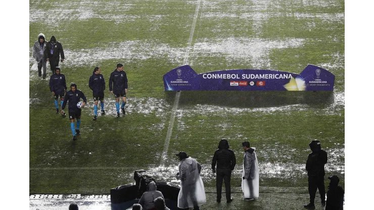 Audax Italiano y Ñublense no pudieron jugar en el Ester Roa por las lluvias en Concepción (Foto: Photosport)