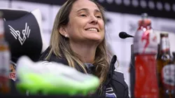Tatiele Silveira llega feliz a Colo Colo (Foto: Sebastián Órdenes, Colo Colo)