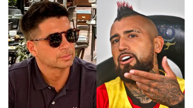 Mario Velasco defiende a Arturo Vidal.