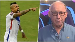 Siguen los dimes y diretes entre Mauricio Israel y Arturo Vidal.