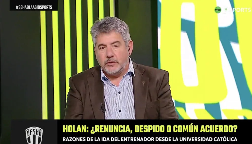 El periodista Daniel Cacioli entrega varios detalles sobre la salida de Ariel Holan de la UC (DSports Argentina)
