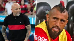 Jorge Sampaoli no quiere ver a Arturo Vidal ni en pintura.
