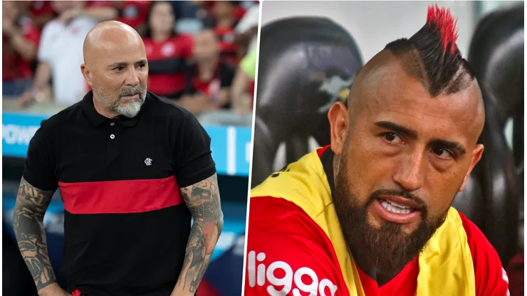 Jorge Sampaoli no quiere ver a Arturo Vidal ni en pintura.