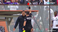 Gustavo Quinteros arriesga más de una fecha de sanción por insultar al árbitro (Foto: TNT Sports)